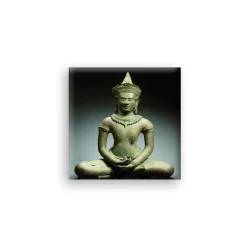 Magnet Bouddha paré en méditation