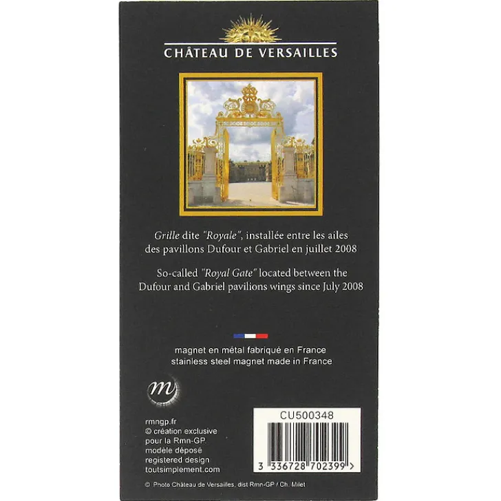 Clearance Magnet en métal Grille "Royale" Versailles Magnets