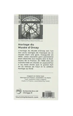 Outlet Magnet Horloge du musée d'Orsay - Argenté Magnets