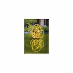 Magnet Jean-Michel Othoniel - Gold Lotus, 2019 (in situ, vue serrée)