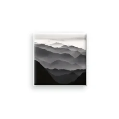 Magnet Michael Kenna - Monts Huangshan, étude 42, Anhui, Chine. 2010.