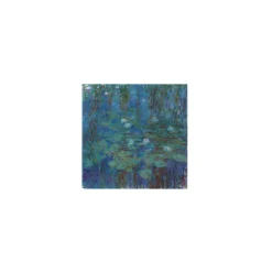 Magnet nymphéas au reflets bleus de Claude Monet