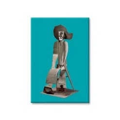 Magnet Picasso Pierrot assis