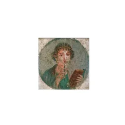 Magnet Pompéi - Portrait de jeune femme dite Sappho