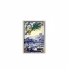 Magnet - Étiquette Outremer Guimet : vue de la ville de Lyon