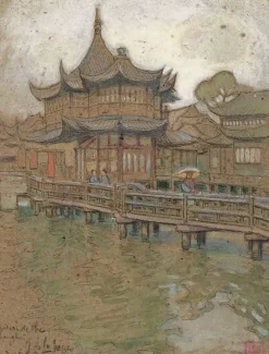 Maison de thé à Shangaï (panneaux acryliques)