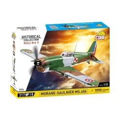 Maquette avion Morane saulnier MS406 - Cobi Historical collection Worl War II