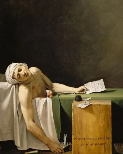Marat assassiné (toiles sans cadre)