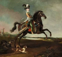 Marie-Antoinette à cheval (panneaux aluminium)