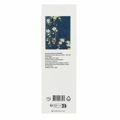 Marque-page en métal avec ruban Katsushika Hokusai - Bouvreuil et cerisier