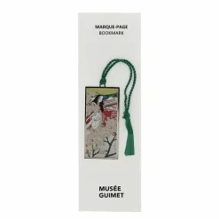 New Marque-page en métal avec ruban Itarô Yamaguchi - Dit du Genji - La rivière aux bambous Cartes Et Marques Pages