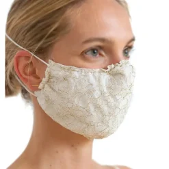 Sale Masque réutilisable en dentelle La Coquine - Dentelles André Laude Masques Réutilisables