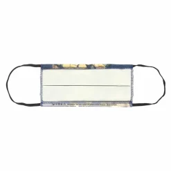 Masque réutilisable en tissu Hokusai - Bouvreuil et cerisier