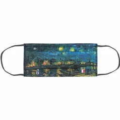Masque réutilisable en tissu Van Gogh - La nuit étoilée