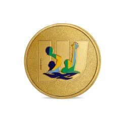 Médaillon Jeux Olympiques et Paralympiques de Paris 2024 - Alphabet Sport W - Water-polo