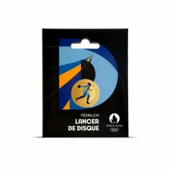 Médaillon Jeux Olympiques et Paralympiques de Paris 2024 - Alphabet Sport D - Lancer de disque