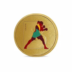 Médaillon Jeux Olympiques et Paralympiques de Paris 2024 - Alphabet Sport B - Boxe