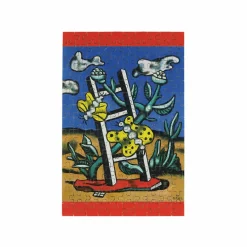 Micro Puzzle 150 pièces Fernand Léger - Deux papillons jaunes sur une échelle, 1951