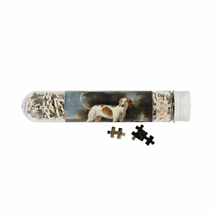 Micro Puzzle 150 pièces Jean-Baptiste Oudry - Polydore, chien de la meute de Louis XV, 1726