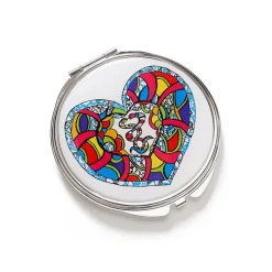 Miroir de poche Cœur Serpent Niki de Saint Phalle