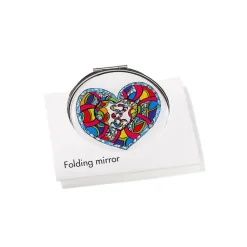 Miroir de poche Cœur Serpent Niki de Saint Phalle