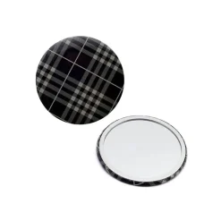 Sale Miroir de poche rond Plaid - V&A Accessoires