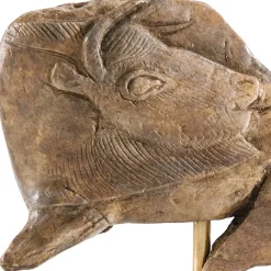 Moulage Bison se léchant