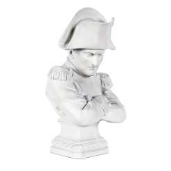 Moulage Buste de l'empereur Napoléon - Blanc Art Européen