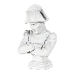 Moulage Buste de l'empereur Napoléon - Blanc Art Européen