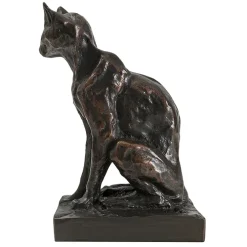 Moulage Chat abyssin assis Théophile Alexandre Steinlen