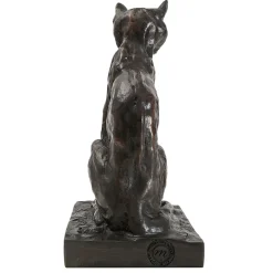 Moulage Chat abyssin assis Théophile Alexandre Steinlen