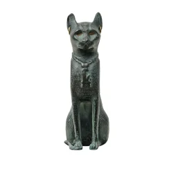 Outlet Moulage Chatte Bastet aux boucles d'oreilles Antiquités Orientales Et Égyptiennes