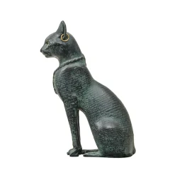 Outlet Moulage Chatte Bastet aux boucles d'oreilles Antiquités Orientales Et Égyptiennes
