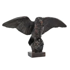 Clearance Moulage Hibou Barye - Bronze Art Européen