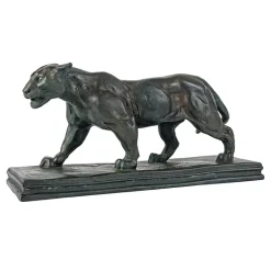 Sale Moulage Jaguar marchant Antoine-Louis Barye - Bronze Art Européen