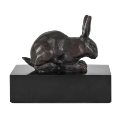 Moulage Lapin couché Barye