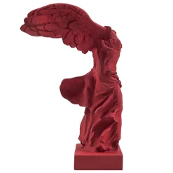 Online Moulage Victoire de Samothrace 34 cm - Rouge sombre Antiquités Gallo-Romaines & Gréco-Romaines