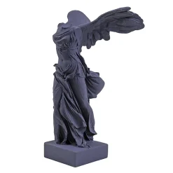 Moulage Victoire de Samothrace 34 cm - Bleu poudre Antiquités Gallo-Romaines & Gréco-Romaines