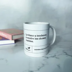 Online Mug citation Robert Ryman Art De La Table