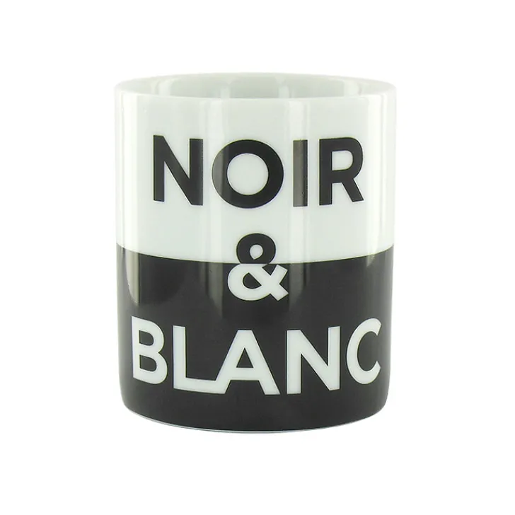 Sale Mug Noir et blanc Art De La Table
