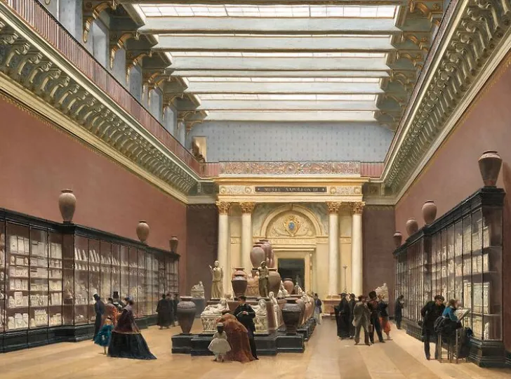 Outlet Musée Napoléon III. Salle des terres cuites au Louvre (panneaux aluminium) Panneaux Aluminium|Toiles Encadrées