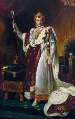 Napoléon Ier en costume de sacre (panneaux acryliques)