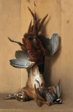 Nature morte au faisan (toiles encadrées)