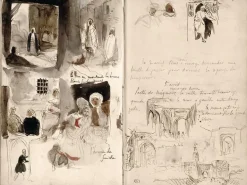 Hot Notes et croquis pris à Meknès (toiles sans cadre) Toiles Sans Cadre|Toiles Encadrées