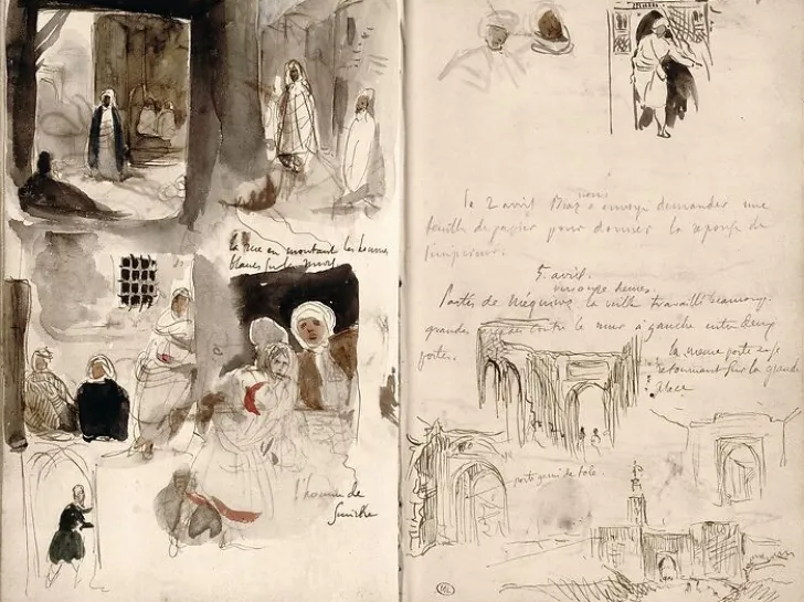 Hot Notes et croquis pris à Meknès (toiles sans cadre) Toiles Sans Cadre|Toiles Encadrées
