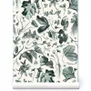 Sale Papier peint intissé Herbier du roi - Vert - 270 x 53 cm - Maison Baluchon Art De La Maison