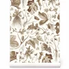 Papier peint intissé Herbier du roi - Bronze - 270 x 53 cm - Maison Baluchon