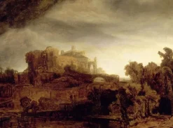 Outlet Paysage au château (toiles encadrées) Toiles Encadrées|Affiches D'Art