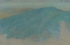 Paysage avec village sur la ligne d'horizon (toiles sur châssis)