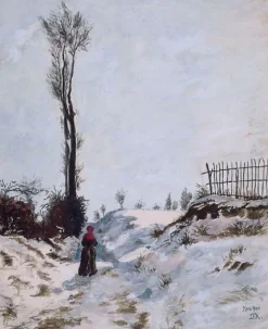 Paysage de neige (affiches d'art)